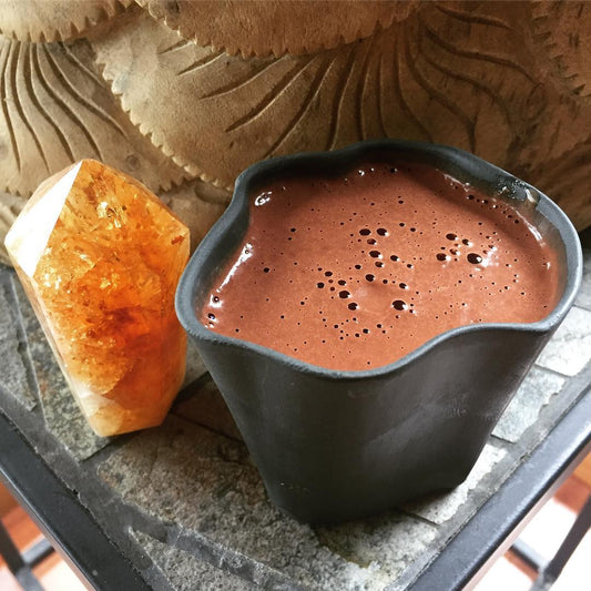 A vibrant photo of cacao products, emphasizing the quality and craftsmanship involved