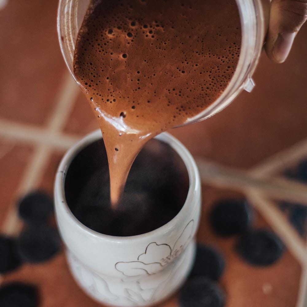 Cacao ceremony recipes book, offering a collection of rituals and cacao-based drink ideas