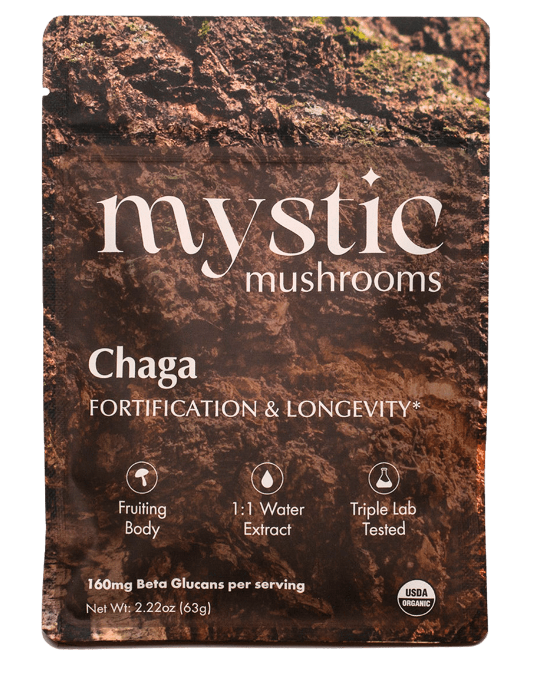 Chaga Herbal Supplements Mystic Mushrooms