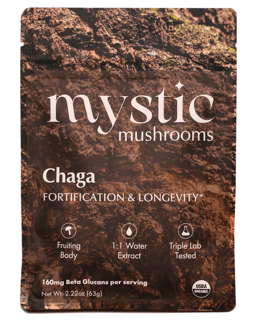 Chaga Herbal Supplements Mystic Mushrooms