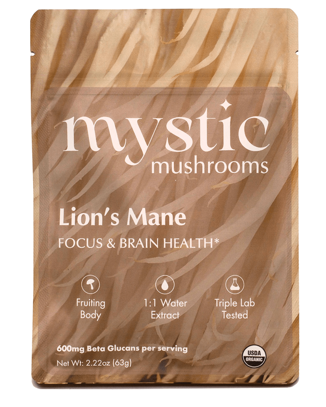 Lion's Mane Herbal Supplements Mystic Mushrooms