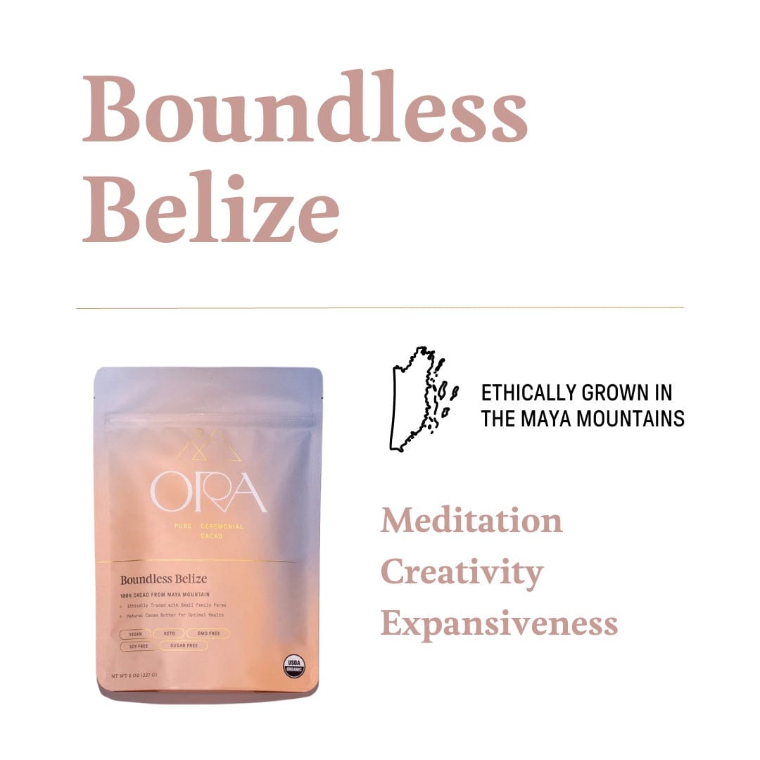 Boundless Belize ceremonial cacao kit for transformative ceremonies