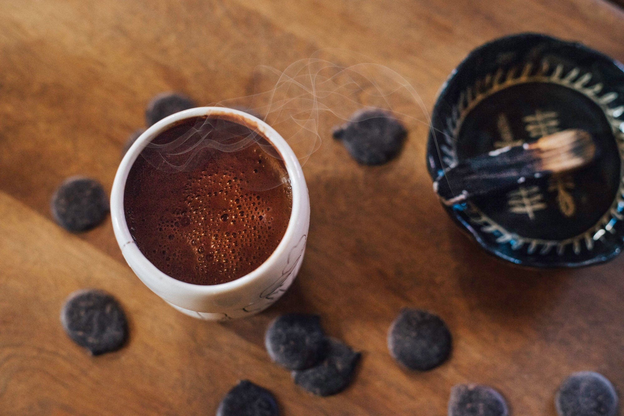 Welcoming participants to a sacred cacao ceremony, setting a peaceful tone