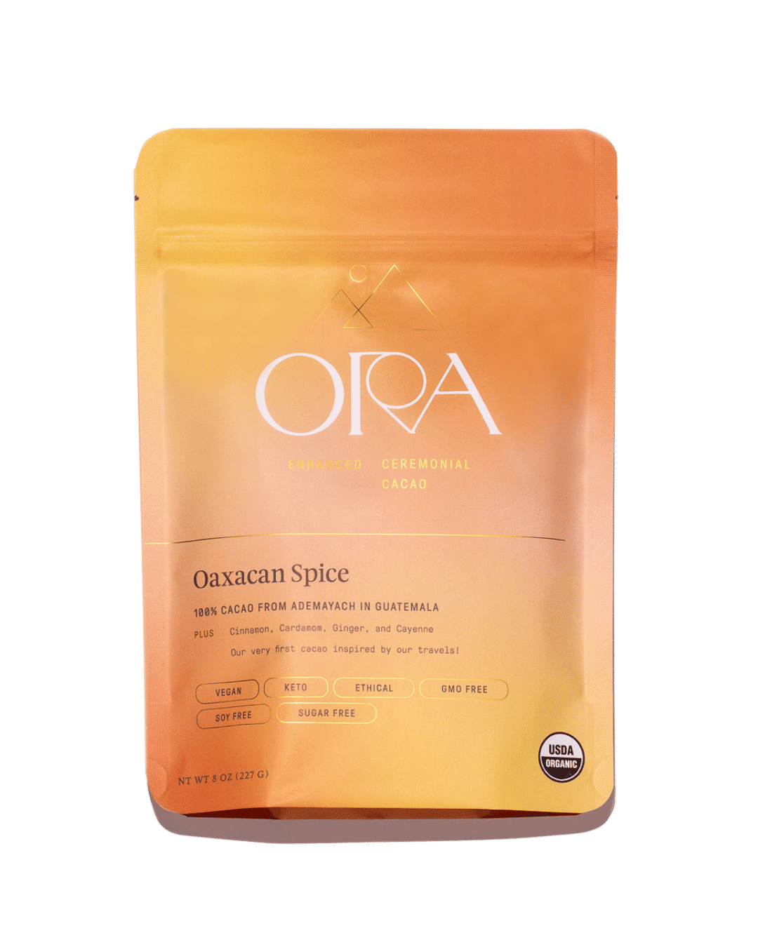 Oaxacan Spice (1oz) Baking Chocolate Enhanced 100% Ceremonial Cacao Ora Cacao