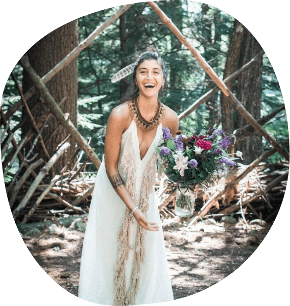 Instructor Alexa leading a ceremonial cacao session, offering guidance and connection