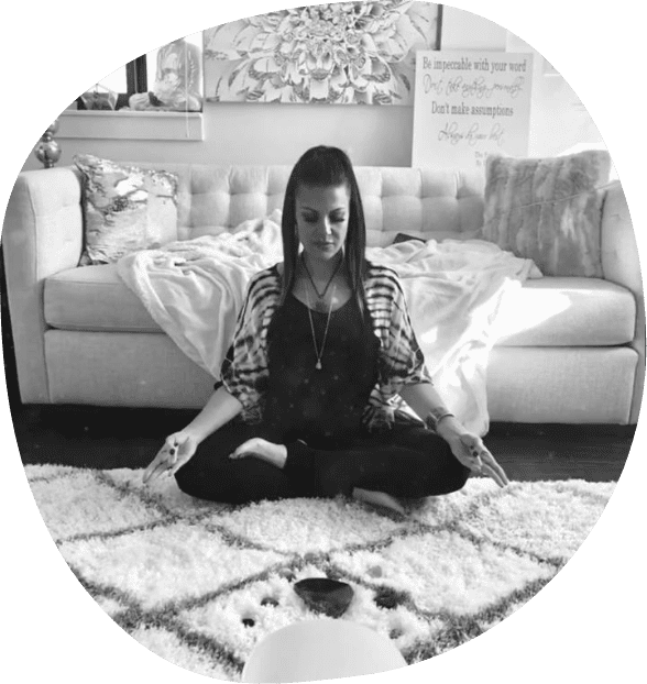 Instructor Bre guiding a cacao ceremony, sharing wisdom and fostering deep connection