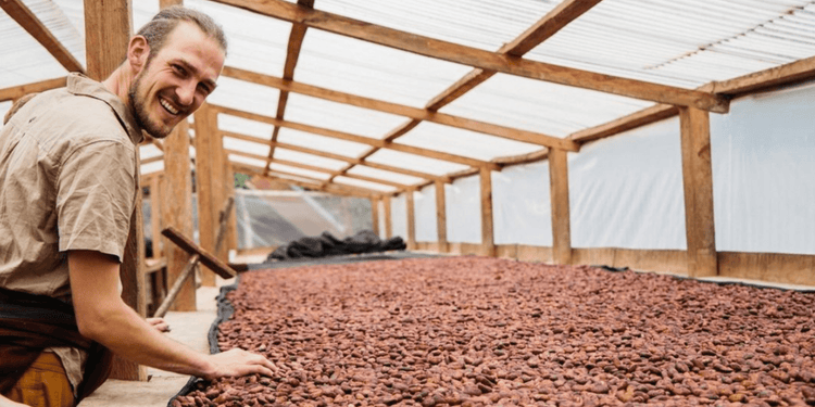 Jonas Ketterle, Founder of Ora Cacao, sharing the essence of ceremonial cacao