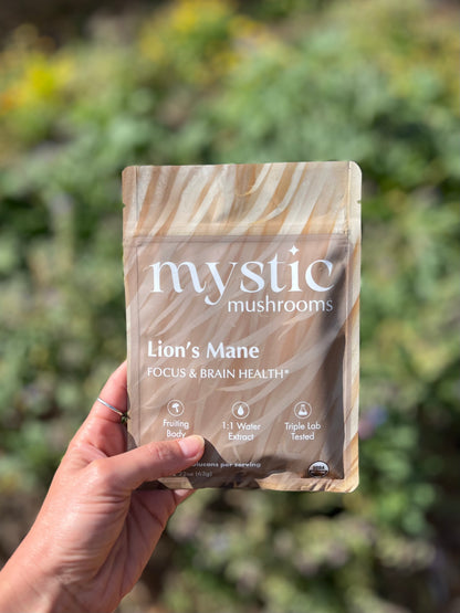 Lion's Mane Herbal Supplements Mystic Mushrooms