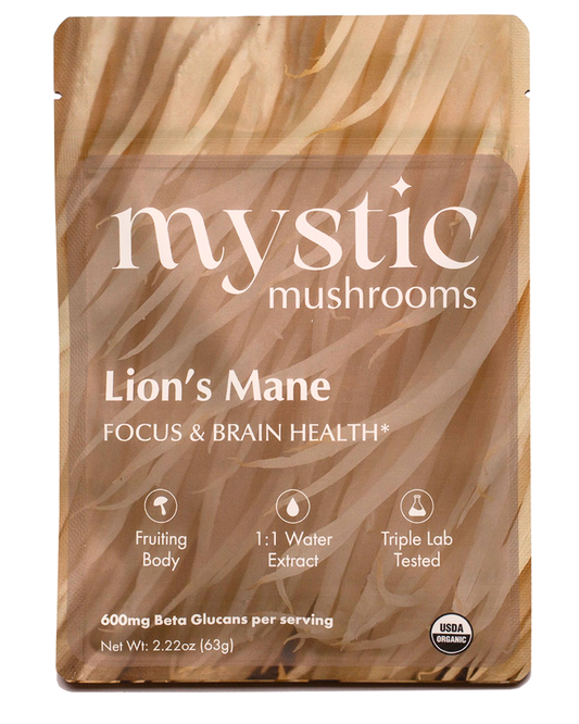 Lion's Mane Herbal Supplements Mystic Mushrooms