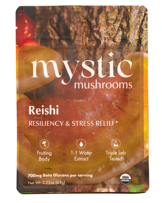 Reishi Herbal Supplements Mystic Mushrooms