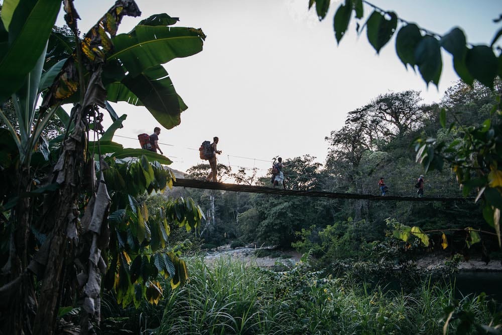 Small holder farmers supported by insurance fund, overcoming challenges with an old bridge