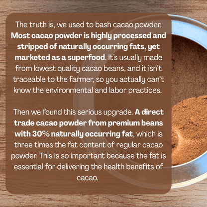 Triple Fat Cacao Powder