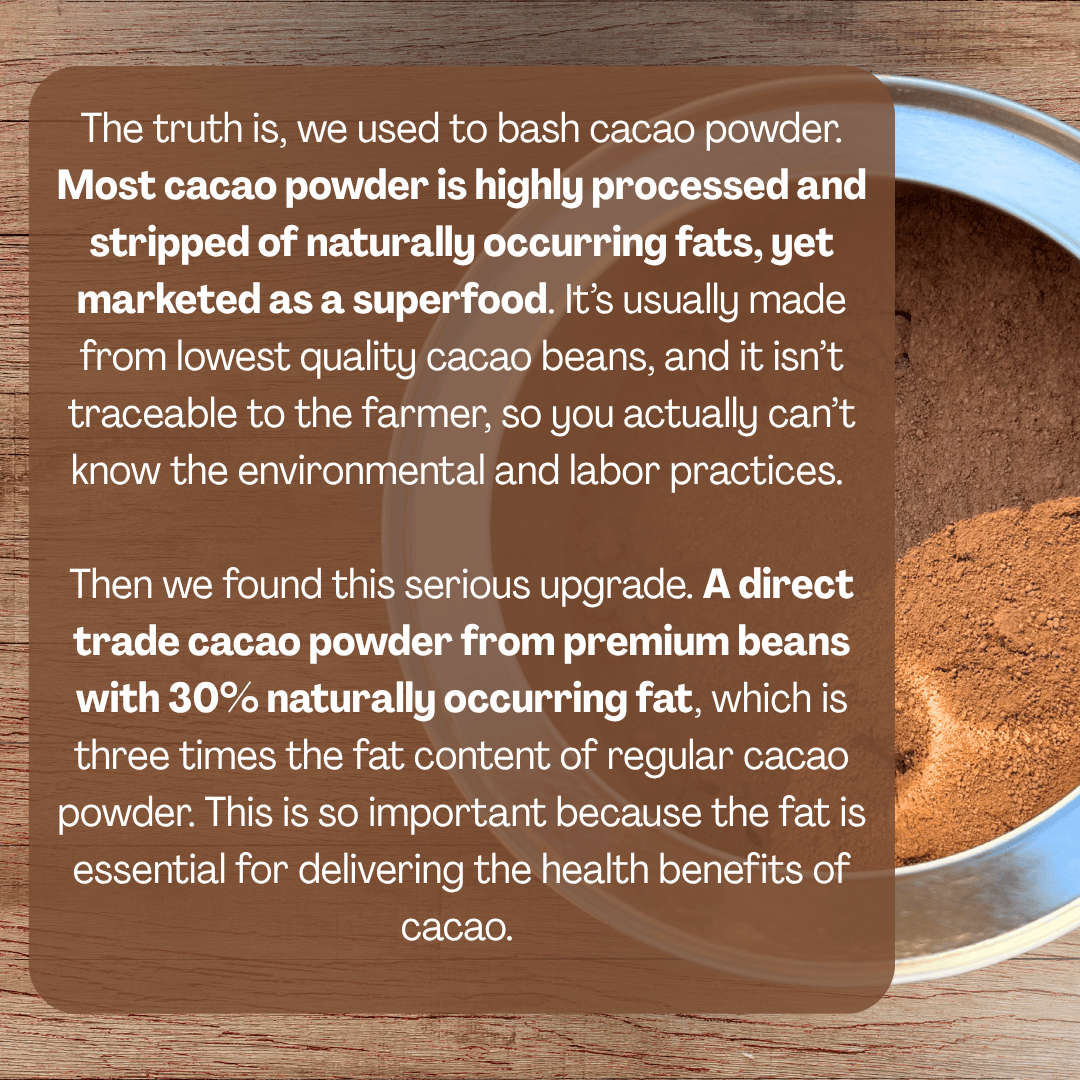 Triple Fat Cacao Powder