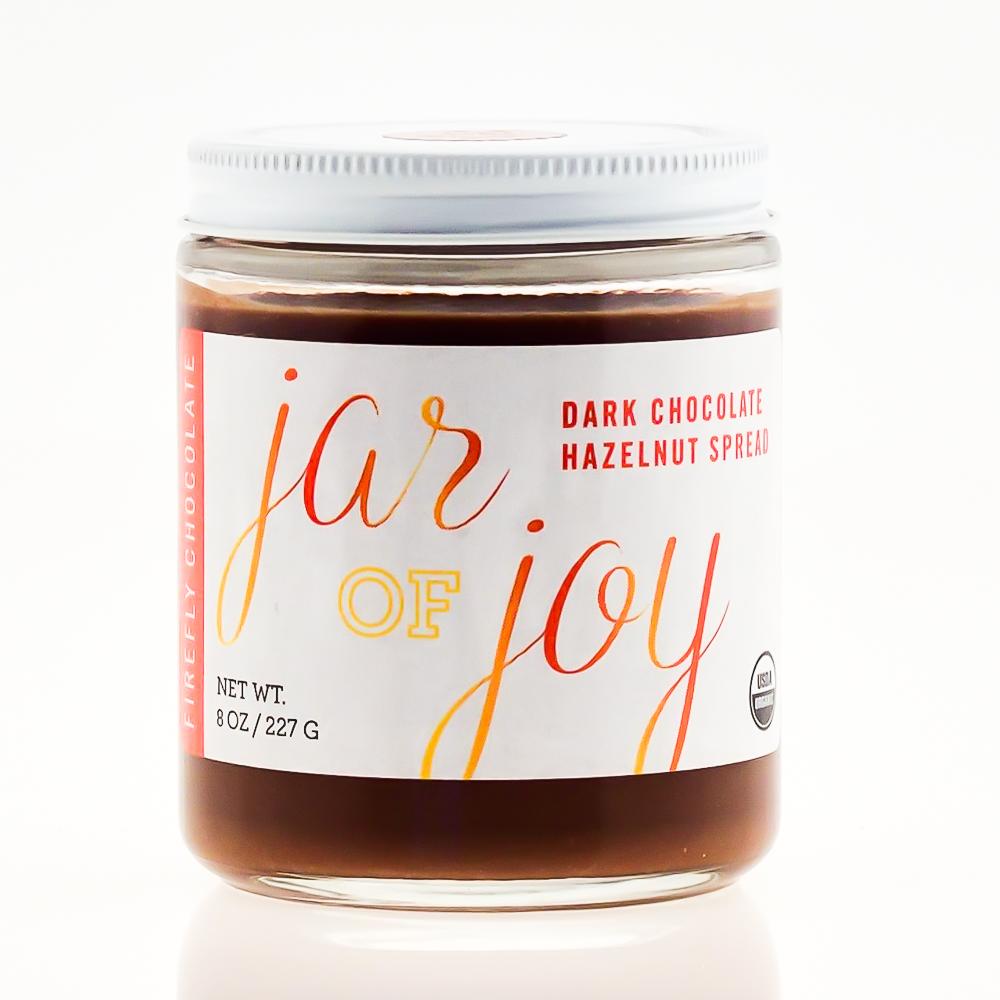 Dark Chocolate Hazelnut Spread for Cacao Ceremony and Holistic Health by FireflyChocolate