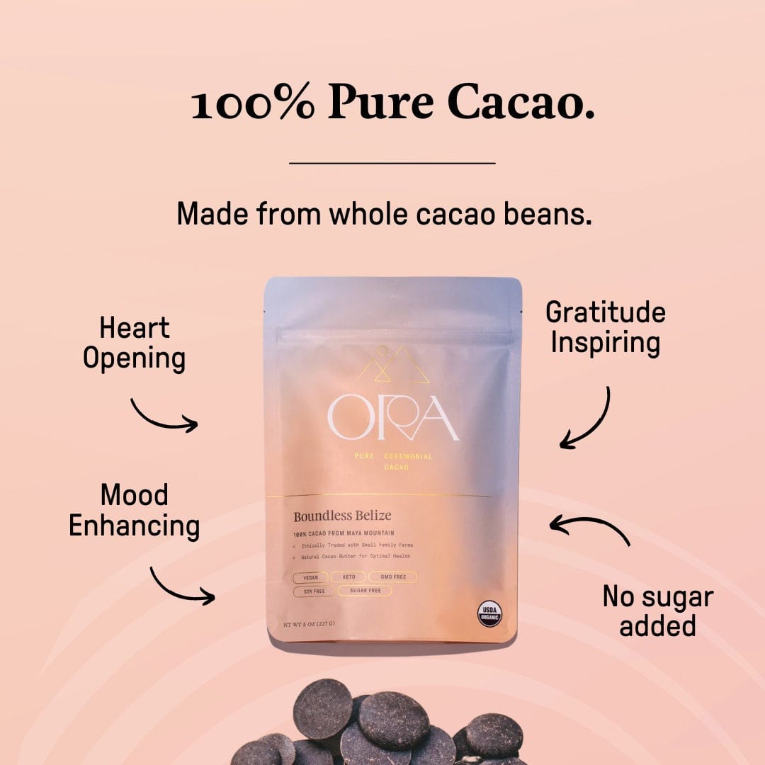 Ora Ceremonial Cacao Pure 100 Graphic