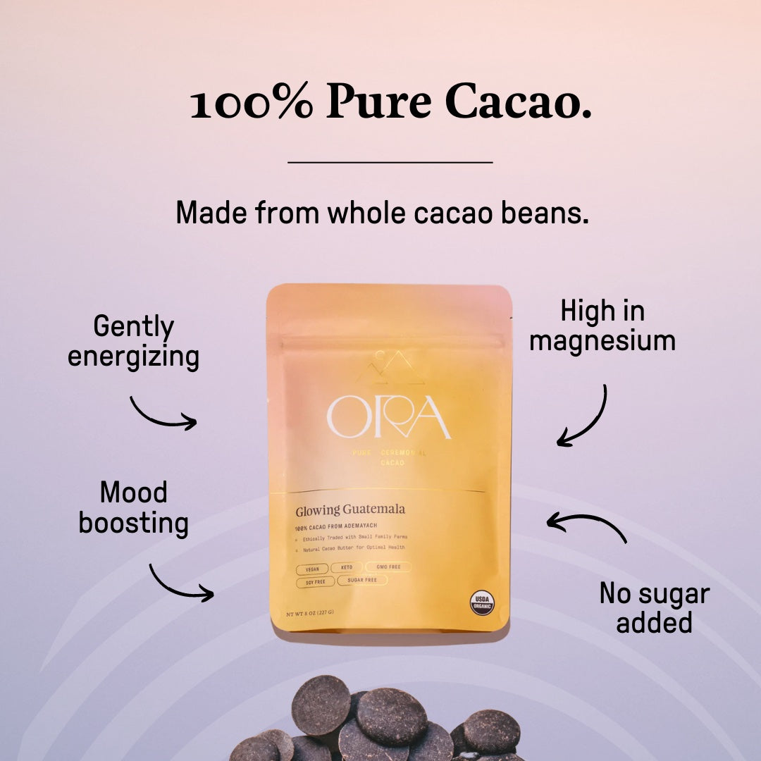 Ora Ceremonial Cacao Pure 100 Graphic